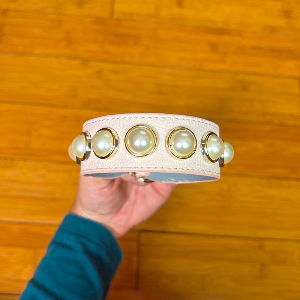 Removable Pale Pink and Pearl Purse Strap
